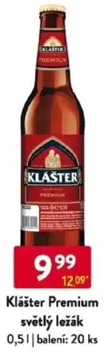 Qanto Klášter Premium světlý ležák nabídka