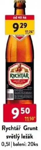 Qanto Rychtář Grunt světlý ležák nabídka