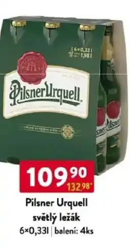 Qanto Pilsner Urquell světlý ležák nabídka