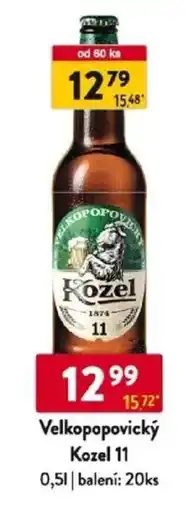 Qanto Velkopopovický Kozel 11 nabídka