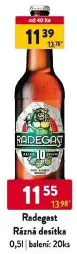 Qanto Radegast Rázná desítka nabídka