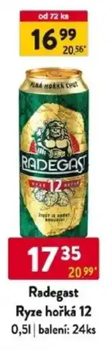 Qanto Radegast Ryze hořká 12 nabídka