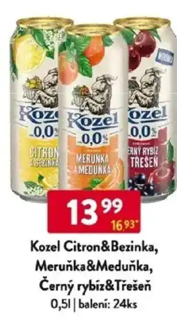 Qanto Kozel Citron&Bezinka, Meruňka&Meduňka, Černý rybíz&Třešeň nabídka