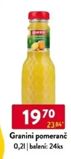 Qanto Granini pomeranč nabídka