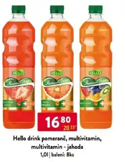 Qanto Hello drink pomeranč, multivitamin, multivitamin - jahoda nabídka