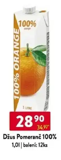 Qanto Džus Pomeranč 100% nabídka