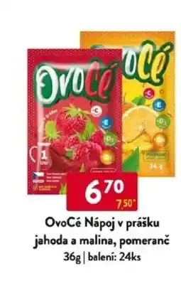 Qanto Ovocé Nápoj v prášku jahoda a malina, pomeranč nabídka