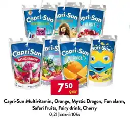Qanto Capri-Sun Multivitamin, Orange, Mystic Dragon, Fun alarm, Safari fruits, Fairy drink, Cherry nabídka