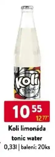 Qanto Koli limonáda tonic water nabídka