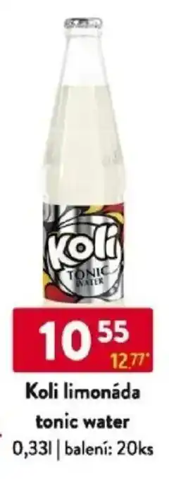 Qanto Koli limonáda tonic water nabídka