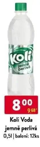 Qanto Koli Voda jemně perlivá nabídka