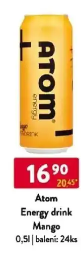 Qanto Atom Energy drink Mango nabídka