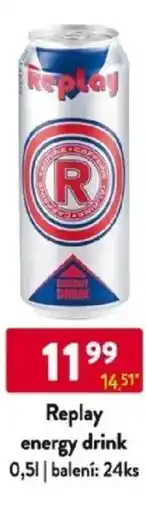 Qanto Replay energy drink nabídka