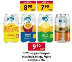 Qanto NPV Fruit juice Pineapple, Mixed fruit, Mango, Papaya nabídka
