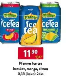 Qanto Pfanner Ice tea broskev, mango, citron nabídka
