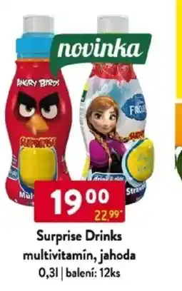 Qanto Surprise Drinks multivitamín, jahoda nabídka