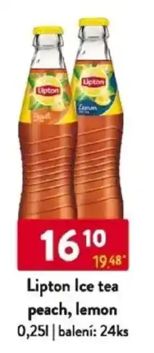 Qanto Lipton Ice tea peach, lemon nabídka