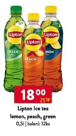 Qanto Lipton Ice tea lemon, peach, green nabídka
