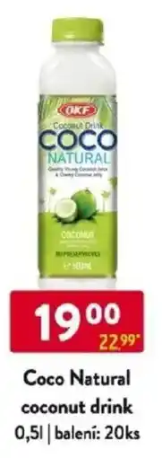 Qanto Coco Natural coconut drink nabídka