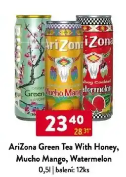 Qanto AriZona Green Tea With Honey, Mucho Mango, Watermelon nabídka