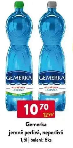 Qanto Gemerka jemně perlivá, neperlivá nabídka