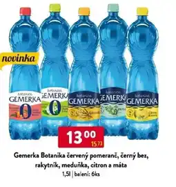 Qanto Gemerka Botanika červený pomeranč, černý bez, rakytník, meduňka, citron a máta nabídka