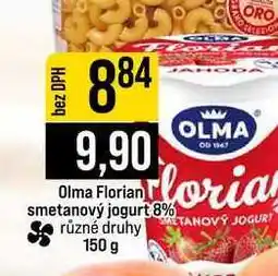 Jip Olma Florian smetanový jogurt 8% různé druhy nabídka