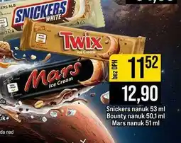 Jip Snickers nanuk 53 ml Bounty nanuk 50,1 ml Mars nanuk 51 ml nabídka