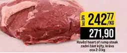 Jip Hovězí heart of rump steak zadní část kýty, kráva cca nabídka