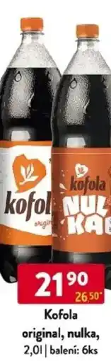 Qanto Kofola original, nulka nabídka
