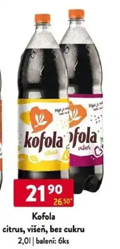 Qanto Kofola citrus, višeň, bez cukru nabídka