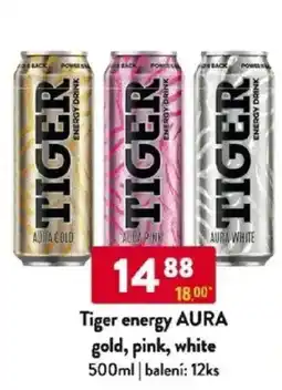 Qanto Tiger energy AURA gold, pink, white nabídka