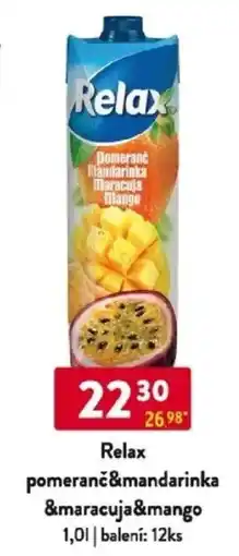 Qanto Relax pomeranč&mandarinka &maracuja&mango nabídka