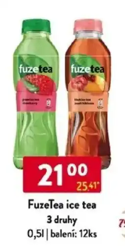 Qanto FuzeTea ice tea 3 druhy nabídka