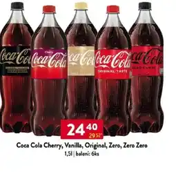 Qanto Coca Cola Cherry, Vanilla, Original, Zero, Zero Zero nabídka