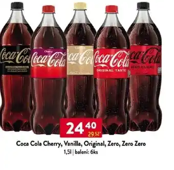 Qanto Coca Cola Cherry, Vanilla, Original, Zero, Zero Zero nabídka