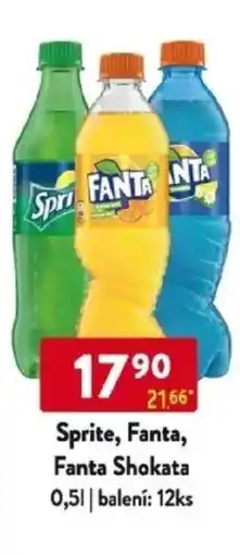 Qanto Sprite, Fanta, Fanta Shokata nabídka