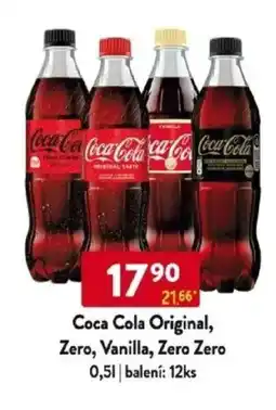Qanto Coca Cola Original, Zero, Vanilla, Zero Zero nabídka