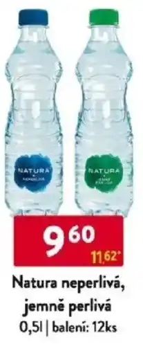 Qanto Natura neperlivá, jemně perlivá nabídka