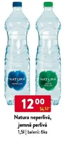 Qanto Natura neperlivá, jemně perlivá nabídka