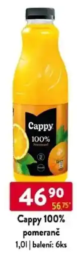 Qanto Cappy 100% pomeranč nabídka