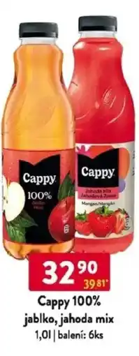 Qanto Cappy 100% jablko, jahoda mix nabídka