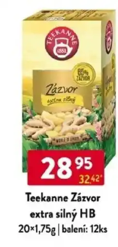 Qanto Teekanne Zázvor extra silný HB nabídka