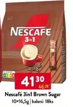 Qanto Nescafé 3in1 Brown Sugar nabídka