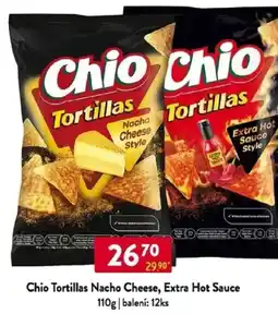 Qanto Chio Tortillas Nacho Cheese, Extra Hot Sauce nabídka
