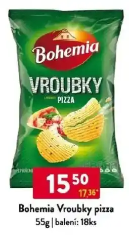 Qanto Bohemia Vroubky pizza nabídka