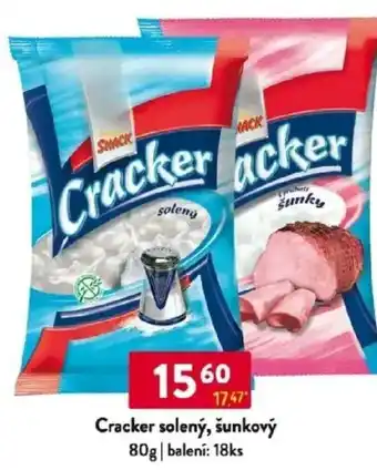 Qanto Cracker solený, šunkový nabídka