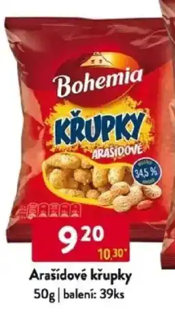 Qanto Bohemia Arašídové křupky nabídka