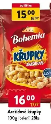 Qanto Bohemia Arašídové křupky nabídka