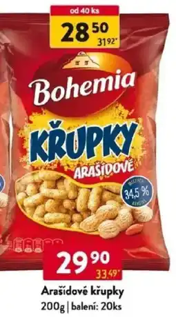 Qanto Bohemia Arašídové křupky nabídka